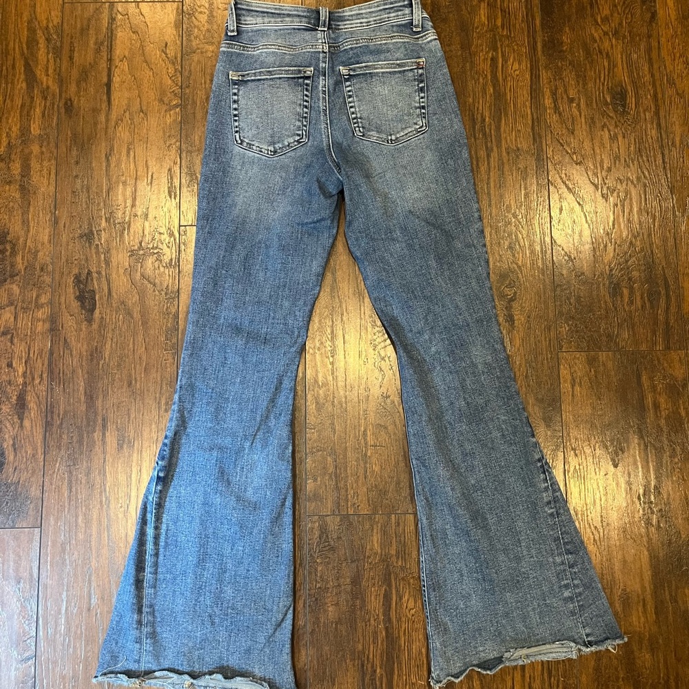 Edgely by Maurices Light Blue Wide Leg Jeans - Picture 4 of 4